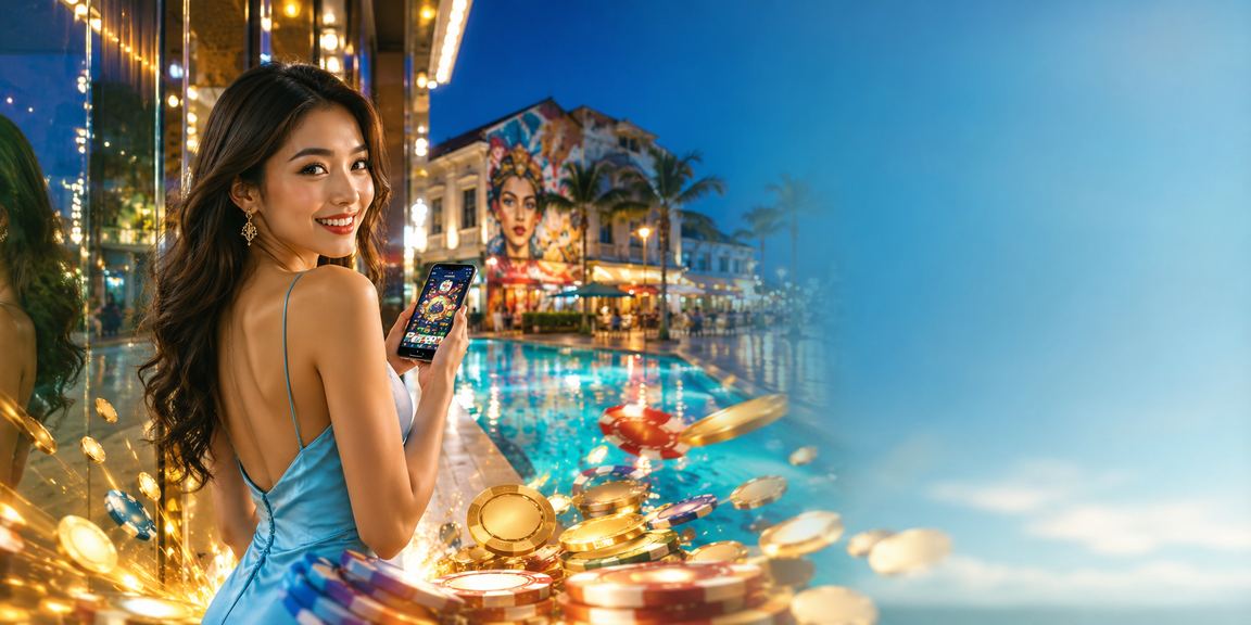 Pengguna di Pulau Pinang log masuk ke akaun ek343 melalui telefon pintar untuk bermain kasino dalam talian